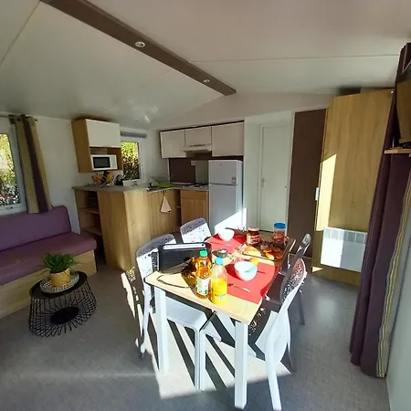营地 Mobilhome 4 Pers - 2 Ch - Centre Aquatique 乌尔加特